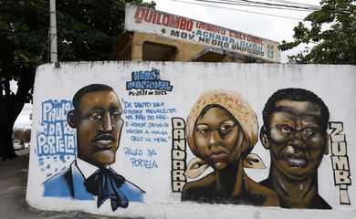Rio de Janeiro (RJ) 18/11/2024 – O Quilombo Urbano Agbara Dudu, em Oswaldo Cruz, declarado Patrimônio Histórico, Cultural e Imaterial do Estado do Rio de Janeiro, está em uma região marcada por diversas manifestações negras, como as escolas de samba Portela e Impérío Serrano, o Viaduto de Madureira, o Jongo da Serrinha e a Feira das Yabás. Foto: Fernando Frazão/Agência Brasil