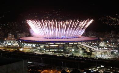 Rio de Janeiro - Cerimônia de abertura dos Jogos Olímpicos Rio 2016, no Maracanã  (Reuters/Pilar Olivares/Direitos Reservados)