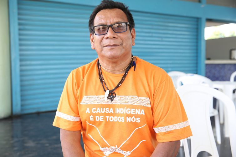 Valter Campanato/Agência Brasil Brasília - O professor da Universidade Federal do Amazonas (Ufam) e especialista em educação indígena, Gersem Baniwa, participa do 3º Fórum Nacional de Educação Escolar Indígena (Valter Campanato/Agência Brasil)