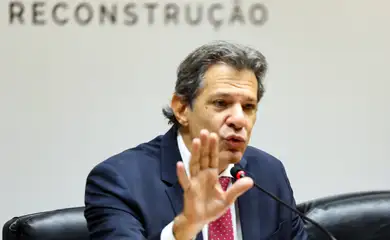 Brasília (DF), 22/05/2025 - O ministro da Fazenda, Fernando Haddad, durante divulgação dos dados do Relatório de Avaliação de Receitas e Despesas Primárias do 2º bimestre de 2025. Foto: Valter Campanato/Agência Brasil