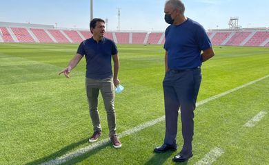 tite, juninho paulista, estádio Grand Hamad, copa do catar