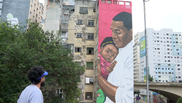 SP Ancestral - O artista Robinho Santana usa as vivências negras em suas obras pela cidade de São Paulo