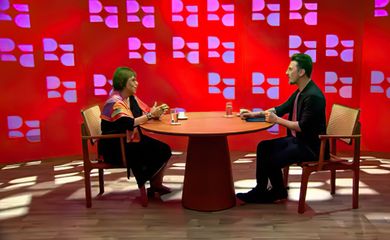 A Jornalista Mara Régia, considerada a voz das mulheres da floresta, no programa DR com Demori desta terça (02), que vai ao ar às 22h, na TV Brasil. Foto: Frame/TV Brasil