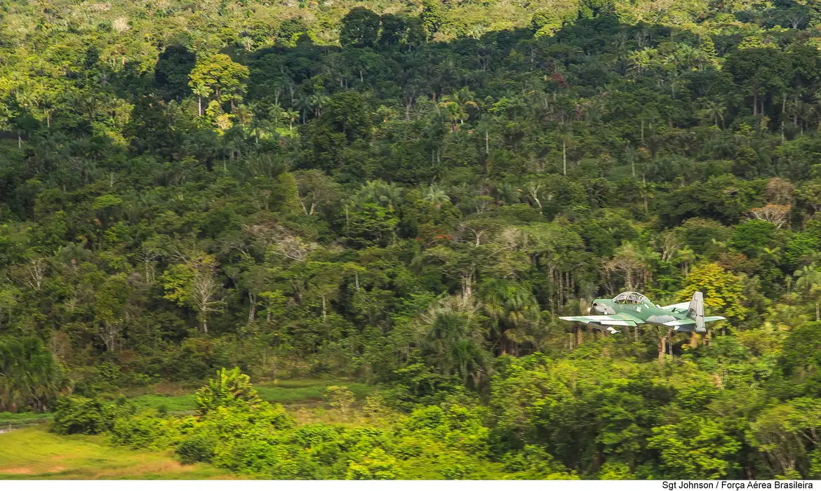 Aeronaves A-29 é um dos aviões usados na Operação Escudo Yanomami 