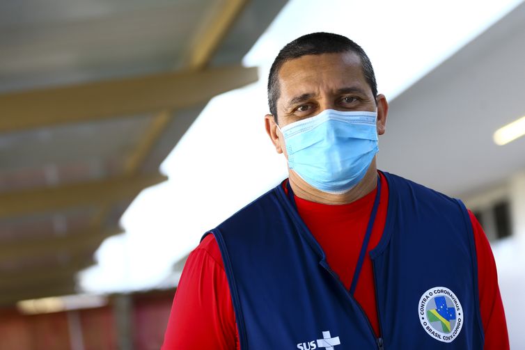 Marcelo Camargo/Agência Brasil Sávio Sarqis, administrador do Hospital referência no tratamento da Covid19 em Macapá.