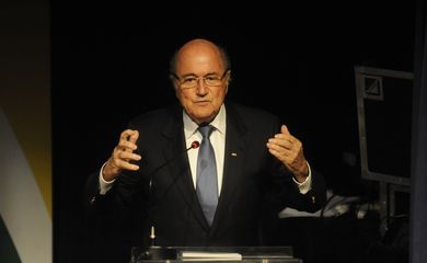 O presidente da Fifa, Joseph Blatter disse que a Copa no Brasil é 