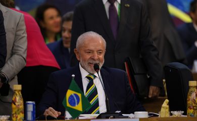 Rio de Janeiro (RJ), 18/11/2024 – O presidente do Brasil, Luiz Inácio Lula da Silva durante lançamento da Aliança Global Contra a Fome e a Pobreza, no G20, na zona central da capital fluminense. Foto: Tomaz Silva/Agência Brasil
