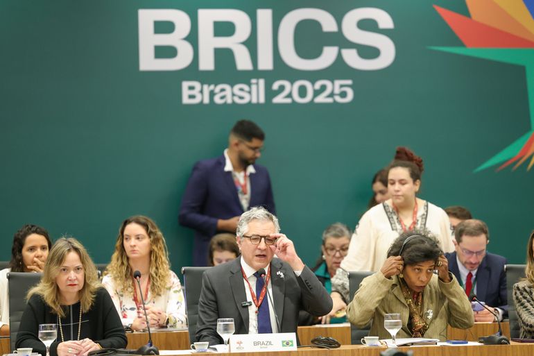 Brasília (DF) 17/06/2025 O ministro da Saúde, Alexandre Padilha, participa da 15ª Reunião de Ministros da Saúde do BRICS  Foto: Fabio Rodrigues-Pozzebom/ Agência Brasil