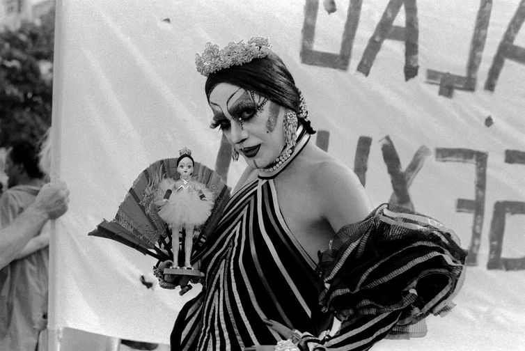 Rio de Janeiro, 16/06/2023 - Foto de arquivo (25/06/1995) - Marcha pela Cidadania, Av. Atlântica, Copacabana. Foto: Claudia Ferreira/ Memória e Movimentos Sociais/Arquivo