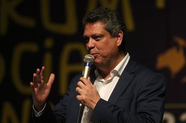 Márcio Macedo participa do painel Democracia Participativa e Controle Social no FSM-Tânia Rego/ Agência Brasil