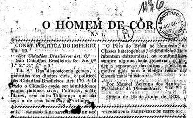 190 anos da imprensa negra: luta antirracista liga passado e presente. Biblioteca Nacional do Rio de Janeiro