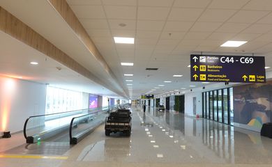 Rio de Janeiro - Inauguração do Píer Sul, com 26 novas pontes de embarque no Aeroporto Internacional Tom Jobim – Rio/Galeão  (Tânia Rêgo/Agência Brasil)