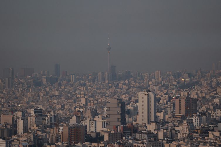 Vista de Teerã após explosões
 26/10/2024   Majid Asgaripour/WANA (West Asia News Agency) via REUTERS
