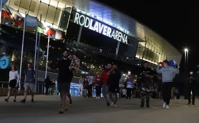 Torcedores deixam Arena Rod Laver após ordem para saída do público - Aberto da Austrália - tênis - Australian Open