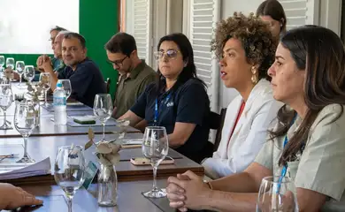 Brasília (DF), 23/10/2025 - A deputada federal Talíria Petrone (PSOL-RJ), da Comissão de Desenvolvimento Urbano (CDU) da Câmara dos Deputados, realiza uma reunião com representantes da Companhia Siderúrgica Nacional (CSN). A empresa foi denunciada pelo Ministério Público Federal (MPF) há duas semanas por crimes de poluição e destruição ambiental em Volta Redonda, no Sul Fluminense. Foto: Joy Dornelles/Divulgação