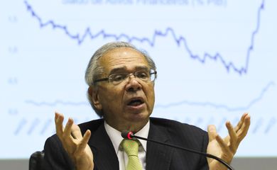 O ministro da Economia, Paulo Guedes, comenta o Relatório de Avaliação de Receitas e Despesas Primárias do 5º Bimestre de 2022.