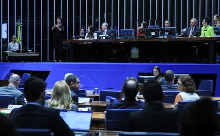 Brasília (DF) 04/05/2024  Sessão especial em celebração aos 25 anos da Política Nacional de Educação Ambiental (PNEA), instituída pela Lei 9.795 de 1999. ( Ministra Marina Silva). Foto Lula Marques/ Agência Brasil