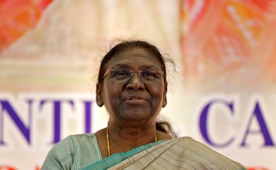 Droupadi Murmu é eleita presidente da Índia