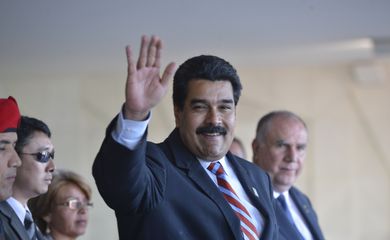 O Presidente da Venezuela, Nicolás Maduro após a segunda sessão de trabalho da reunião do BRICS (José Cruz/Agência Brasil)