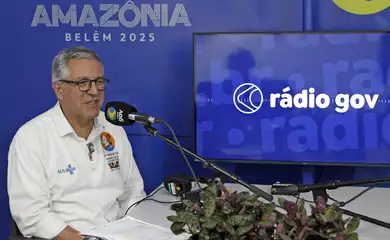 Belém (PA), 12/11/2025 - Ministo da Saúde, Alexandre Padilha, participa do programa A Voz do Brasil na COP30. Foto: Bruno Peres/Agência Brasil