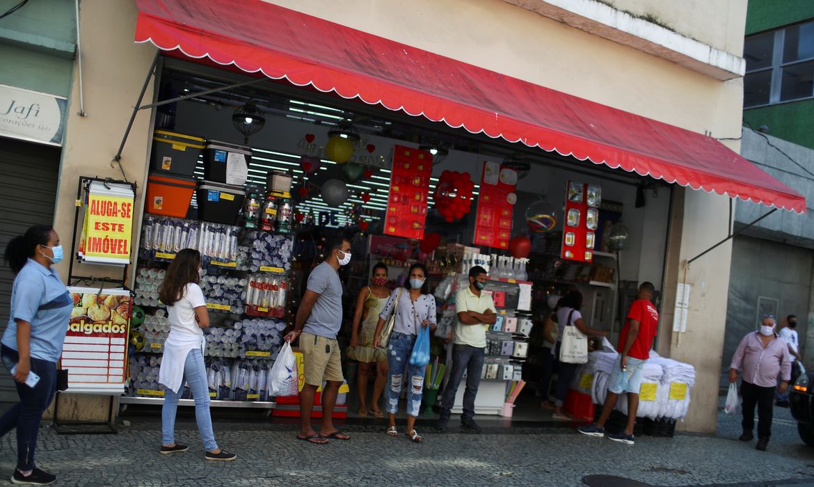 Comércio aberto no Rio de Janeiro