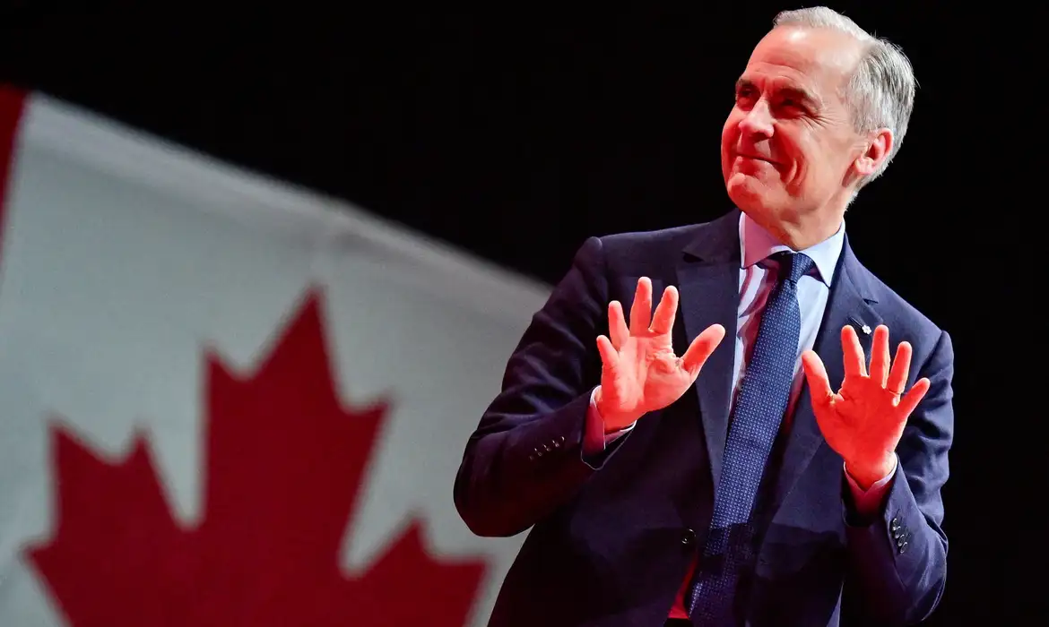 Canada's Prime Minister Mark Carney attends an event at the Liberal Party election night headquarters in Ottawa, Ontario, Canada April 29, 2025. Reuters/Jennifer Gauthier/Proibida reprodução