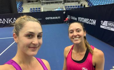 Tênis, duplas, Stefani, Dabrowski, WTA de Ostrava (República Tcheca)