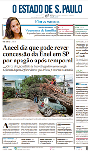 Capa do Jornal O Estado de S. Paulo Edição 2024-10-13