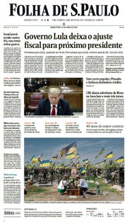 Capa do Jornal Folha de S. Paulo Edição 2024-04-16