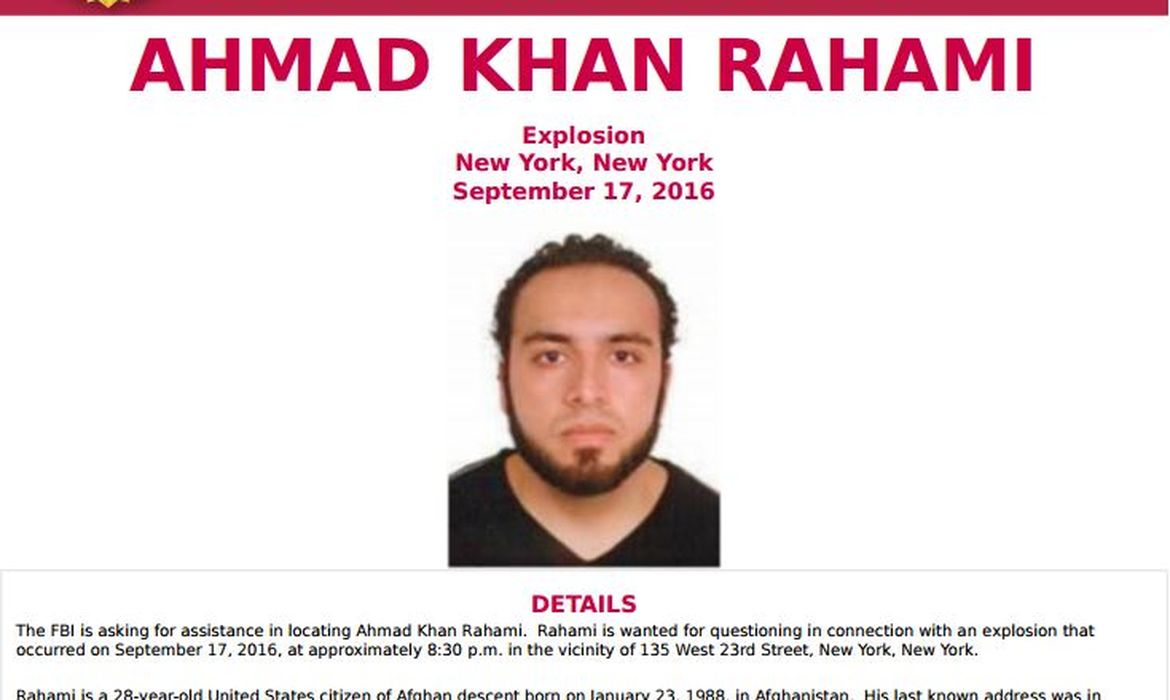 FBI procura Ahmad Khan Rahami