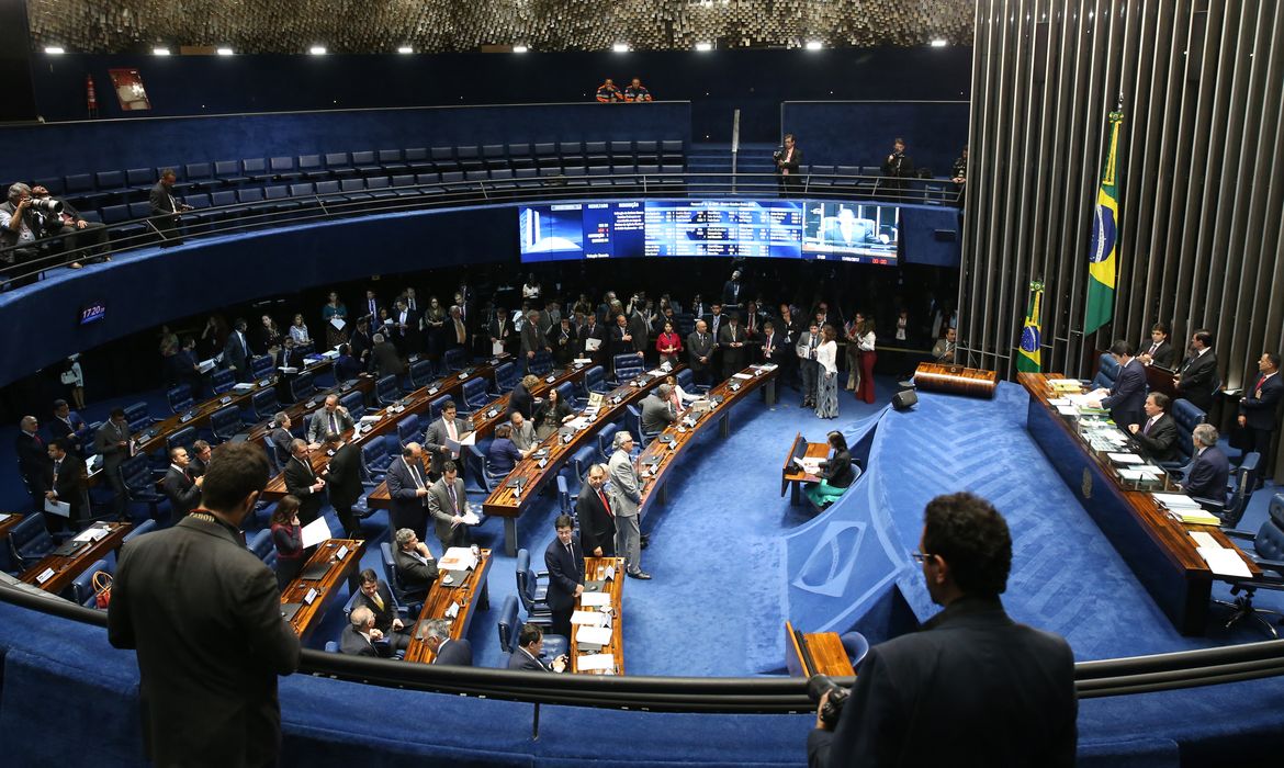 Brasília - Plenário do Senado discute a votação de vários projetos (Antonio Cruz/Agência Brasil)