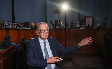 Brasília (DF), 17/03/2024,  O ministro do STF, Gilmar Mendes, durante entrevista exclusiva em seu gabinete.  Foto: Valter Campanato/Agência Brasil