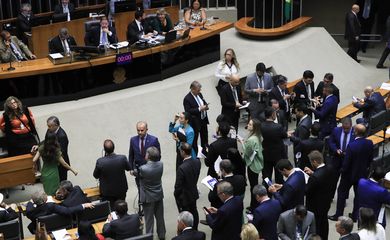 Brasília (DF), 25/02//2025  - Sessão da Câmara dos Deputados para votar dois projetos de lei (PLs) que facilitam a exportação de produtos de pequenas empresas.. Foto: Lula Marques/Agência Brasil