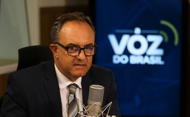 O secretário Nacional dos Direitos da Criança e do Adolescente,Maurício Cunha, participa do programa A Voz do Brasil