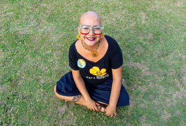 28/09/2023, Matéria Sobre Alopecia areata. Na foto a personagem Lídia Rodrigues. Foto: Arquivo Pessoal