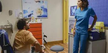 Sangue Oculto - Olavo avisa Carolina sobre o teste de paternidade