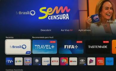 Brasília (DF), 27/08/2025 - Interface da TV 3.0. Foto: CanalGov/Reprodução