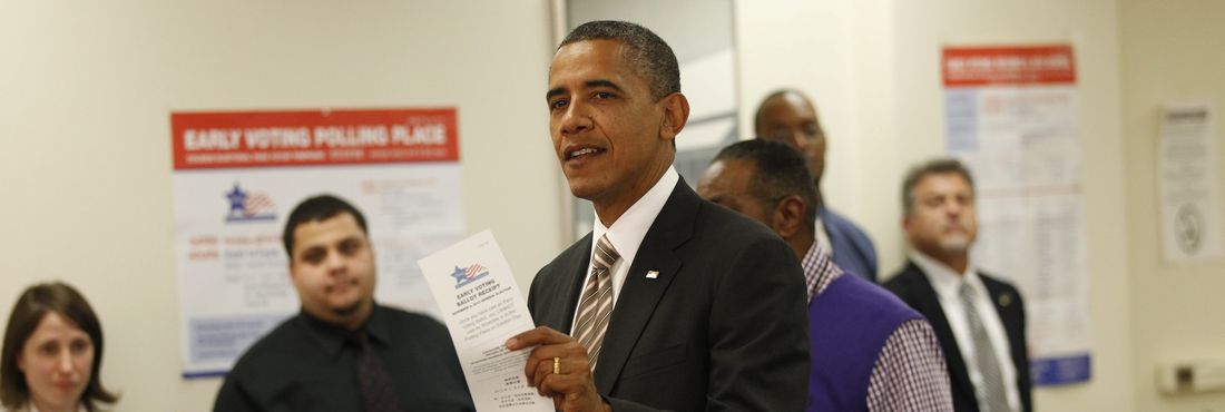 Obama antecipa voto nos Estados Unidos
