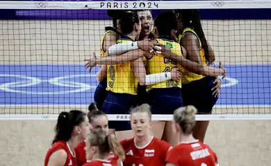 brasil, polônia, vôlei, jogos de paris