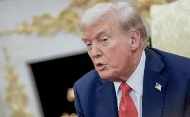 Presidente dos EUA, Donald Trump 
09/10/2025
REUTERS/Nathan Howard