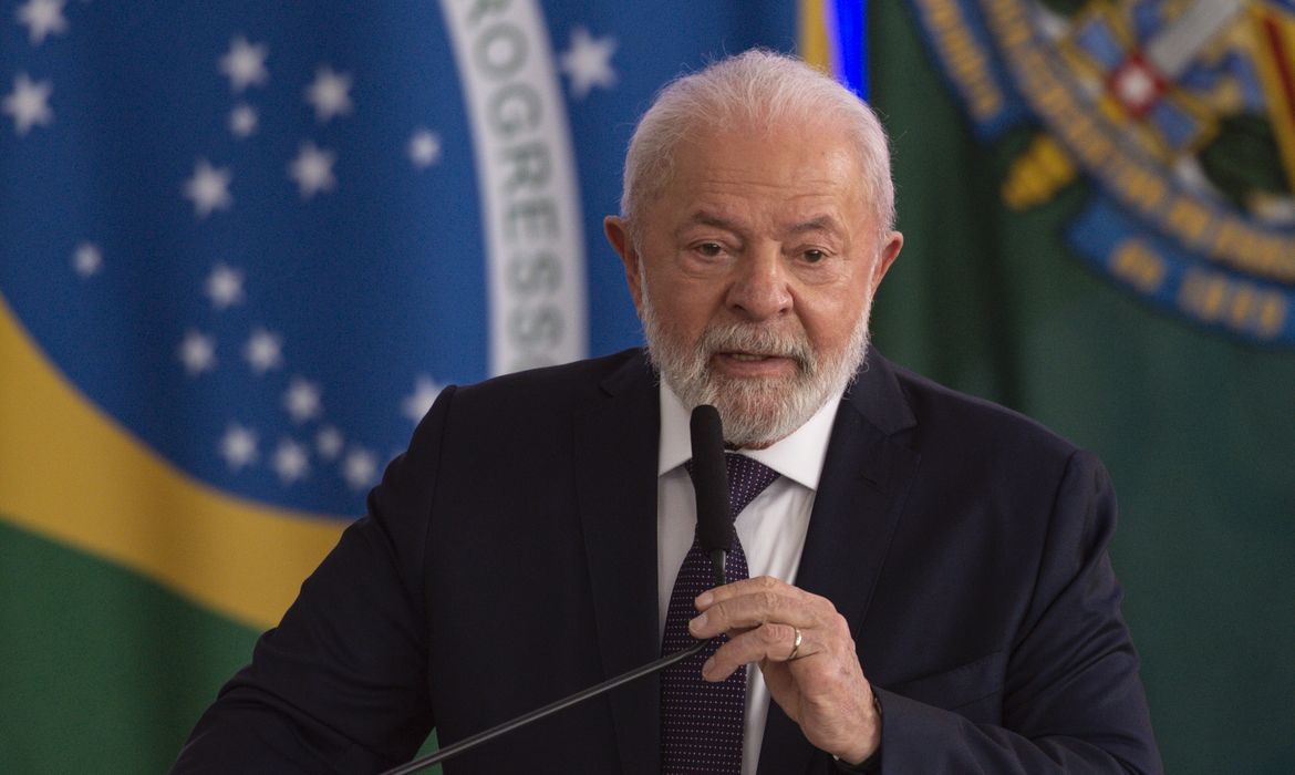 Brasília (DF), 21/07/2023 - O presidente Luiz Inácio Lula da Silva durante lançamento do Programa de Ação na Segurança (PAS), no Palácio do Planalto. Foto: Marcelo Camargo/Agência Brasil