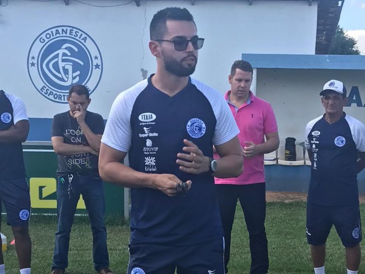 Assessoria de Comunicação / Goianésia Esporte Clube Luan treina o clube do interior goiano que disputa a Série D do Campeonato Brasileiro