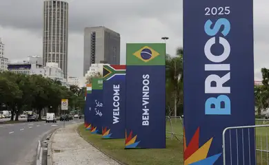 Rio de Janeiro (RJ), 03/07/2025 – Entrada do Museu de Arte Moderna (MAM), onde acontece a Cúpula do Brics. Foto: Fernando Frazão/Agência Brasil