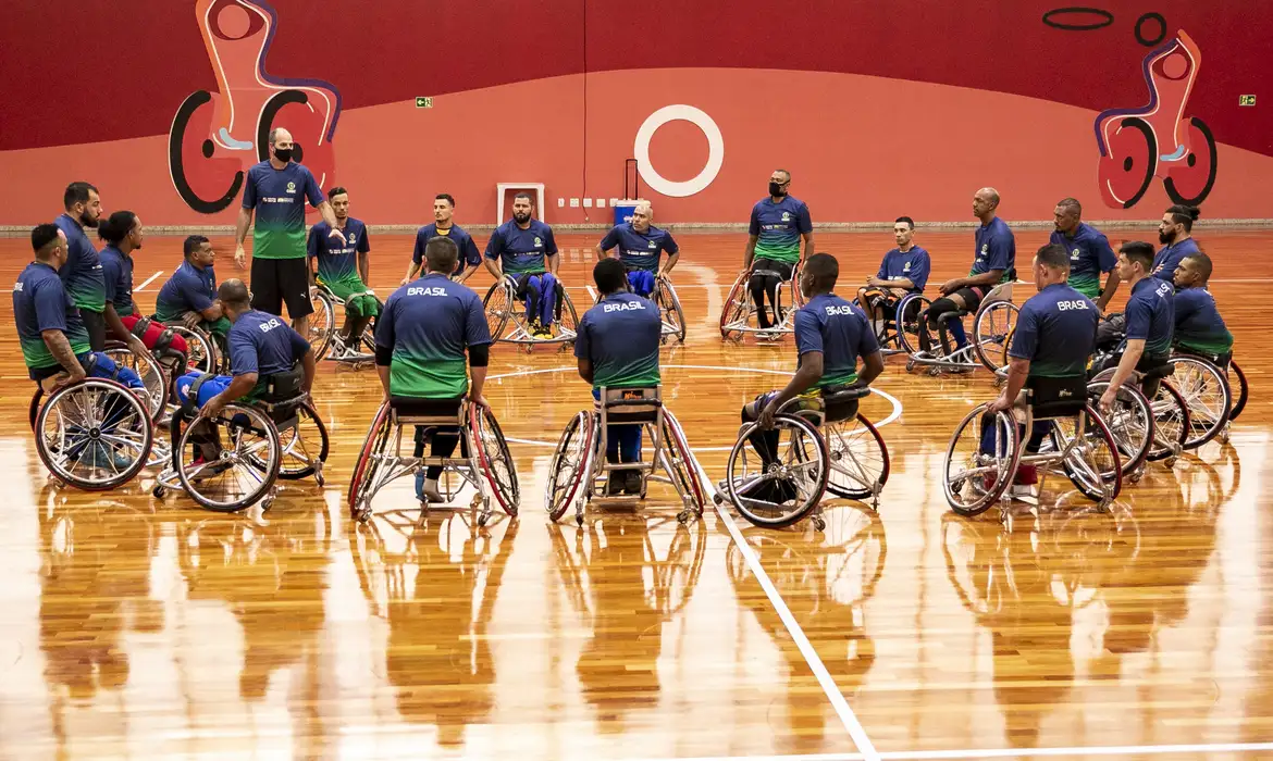 basquete em cadeira de rodas, treino, seleção brasileira