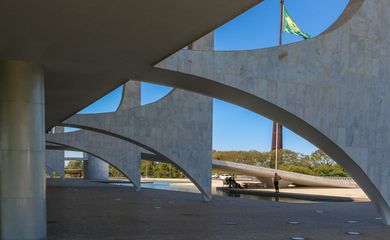 06/06/2023 - Brasília (DF) -  Cenas da Cidade de Brasília, na foto o Palácio do Planalto.  Foto Antônio Cruz/Agência Brasil