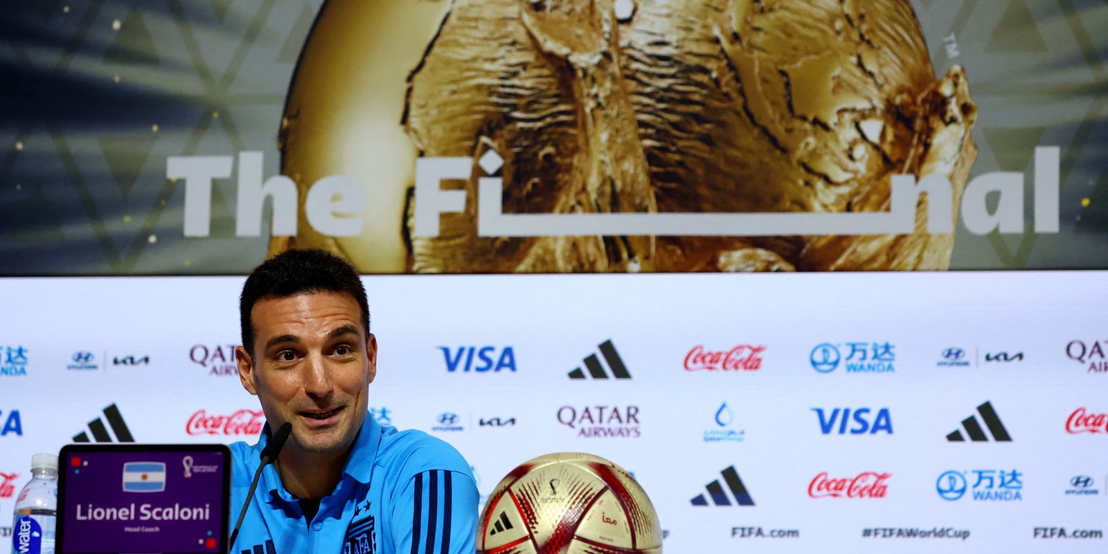 Le coach argentin ne cache pas son enthousiasme pour la finale contre la France