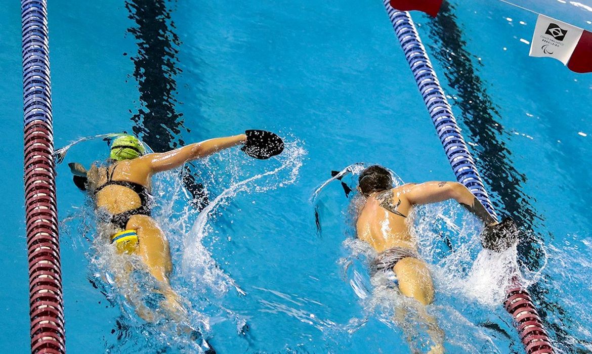 Seleção brasileira de natação paralímpica.