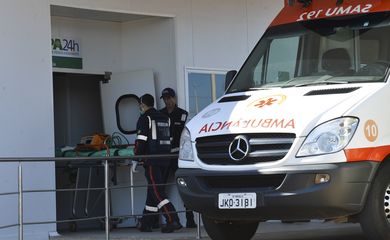 Um paciente espanhol está isolado na Unidade de Pronto Atendimento (UPA) de Sobradinho 2, no Distrito Federal, por apresentar sintomas característicos de ebola (Antonio Cruz/Agência Brasil)