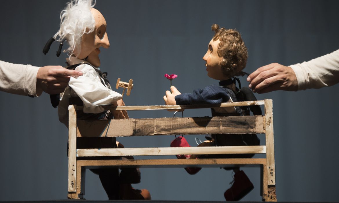 Teatro de Marionetes, um dos espetáculos do festival Palco Giratório, do Sesc (Foto Thiago Sabino - Divulgação)