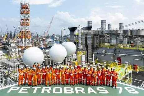 Brasília (DF), 14/07/2025 - Plataforma da Petrobras que reforçará o pré-sal deixa Singapura.
Foto: Petrobras/Divulgação